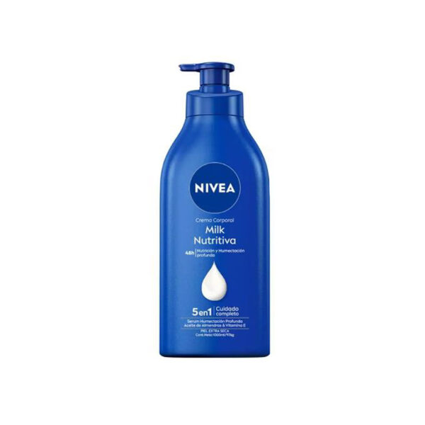 Nivea Milk Nutritiva Crema Corporal Piel Extra Seca 1000 ml