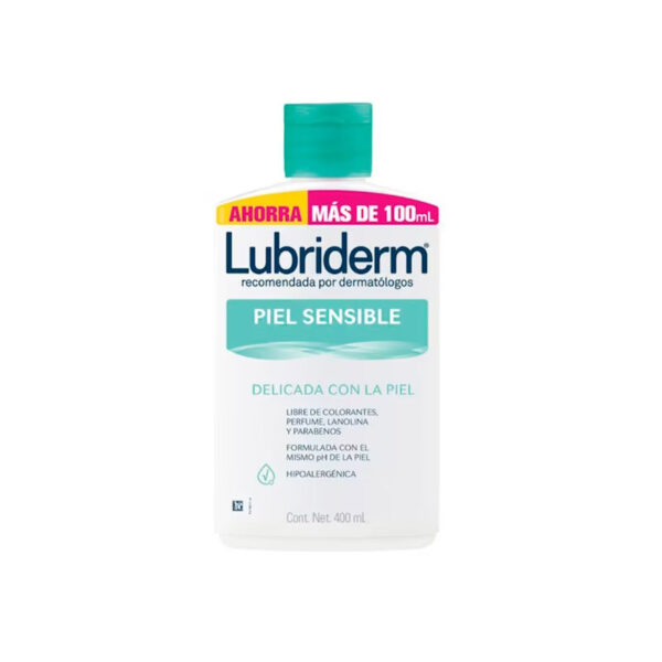 Lubriderm Crema Corporal Piel Sensible 400 ml