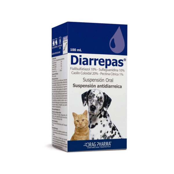 Diarrepas Suspensión Oral para Perros y Gatos x 100 ml