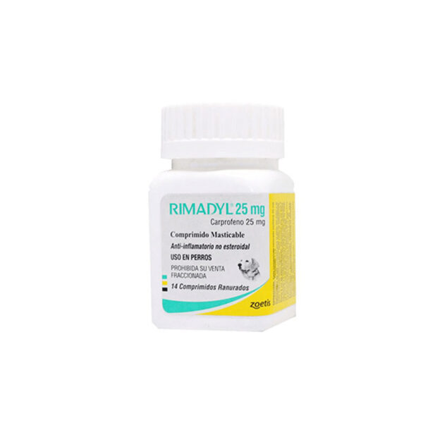 Rimadyl 25 mg x 14 comprimidos ranurados