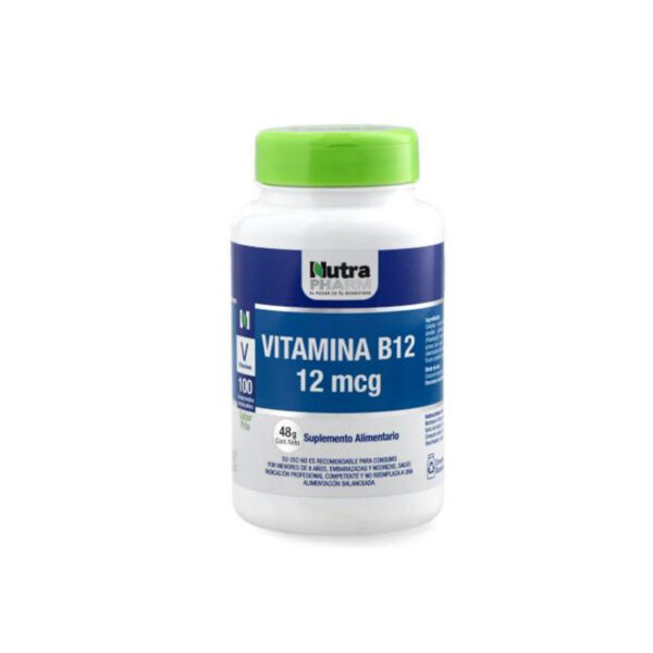 Vitamina B12 12 mcg x 100 comprimidos masticables