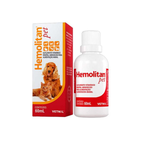 Hemolitan Pet Suplemento Vitamínico x 60 ml