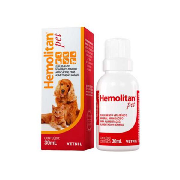 Hemolitan Pet Suplemento Vitamínico x 30 ml