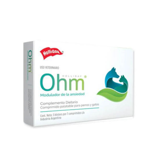 OHM Modulador de la Ansiedad para Perros y Gatos x 21 comprimidos
